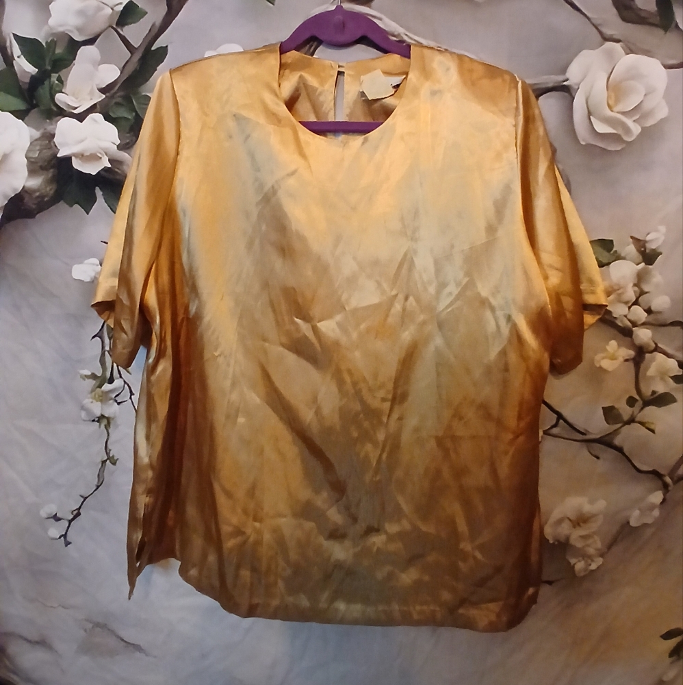 Anthony Richards Shimmering Gold Blouse